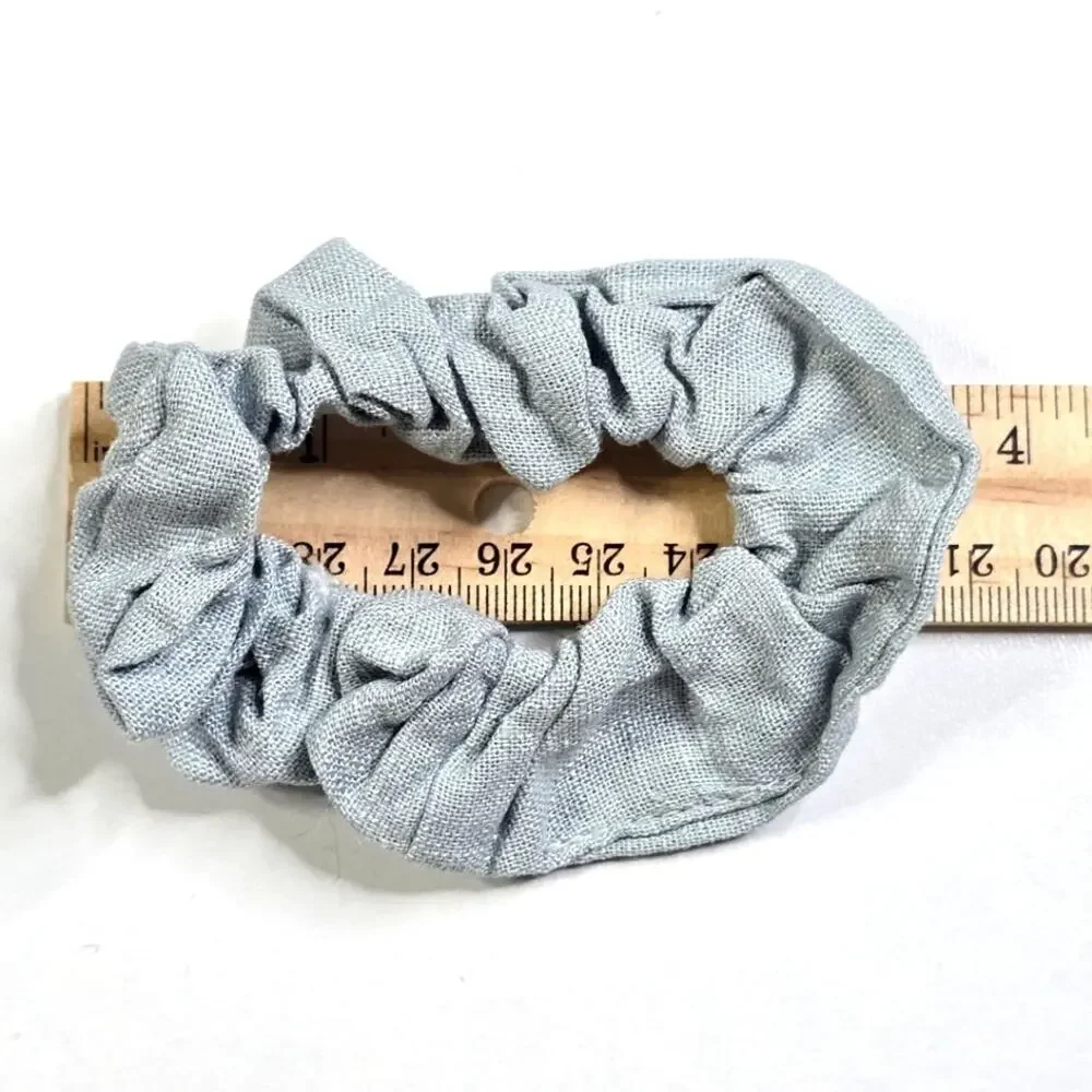 Gray Accessories Scrunchie Hair Tie Hair‎ Band Elastic Stretch Handmade SB27